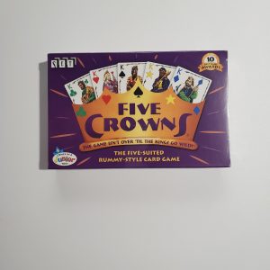 Wooden Book for Five Crowns Card Game Custom Made Game Storage Box